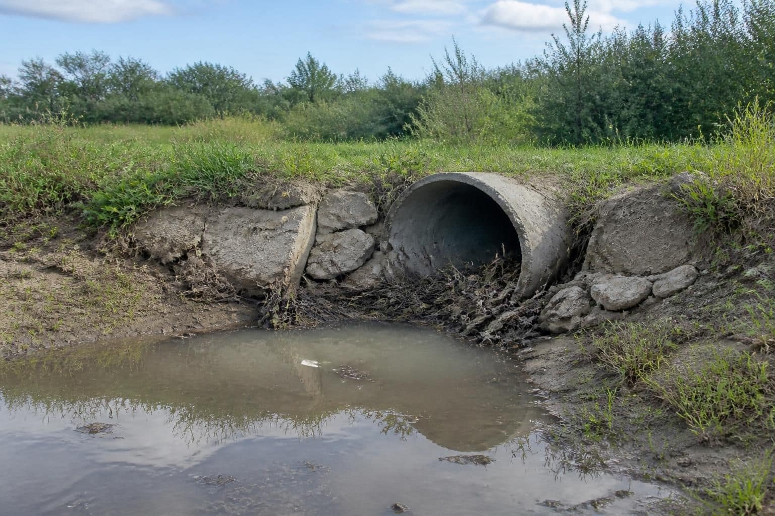 découvrez les signes révélateurs d'une buse de fossé bouchée ou mal posée et apprenez comment identifier rapidement les problèmes d'évacuation pour éviter les complications.